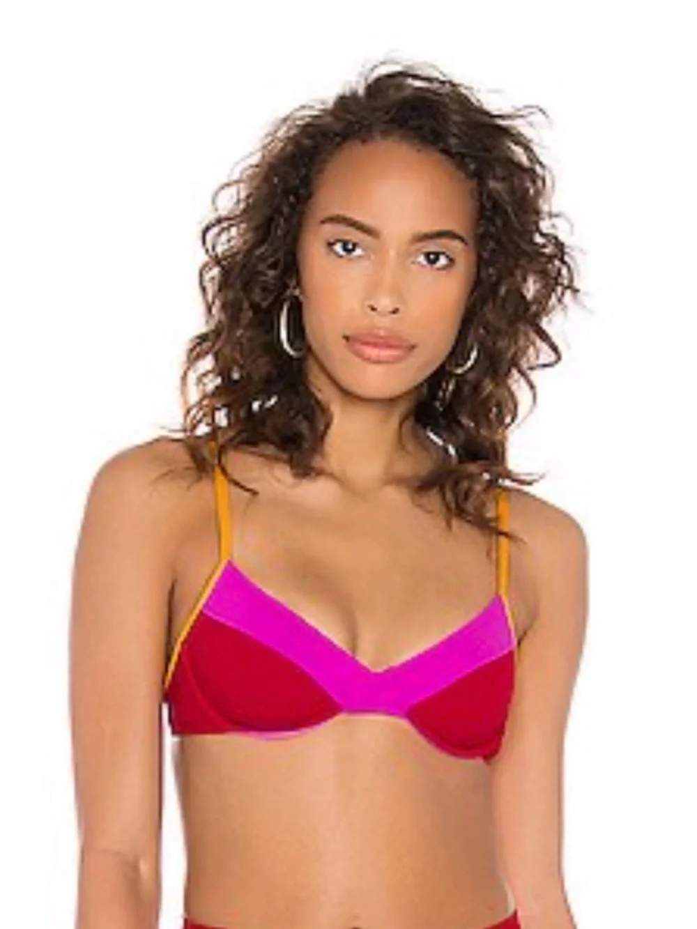 L*SPACE Missy top high cut high waist Miami Beach vacation two piece swimsuit S - Picture 2 of 8